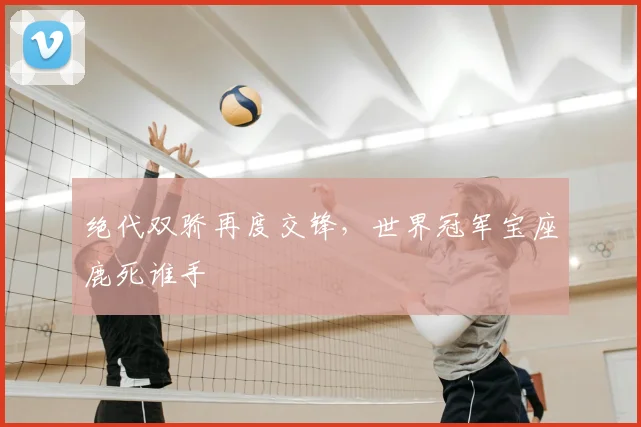 绝代双骄再度交锋,世界冠军宝座鹿死谁手