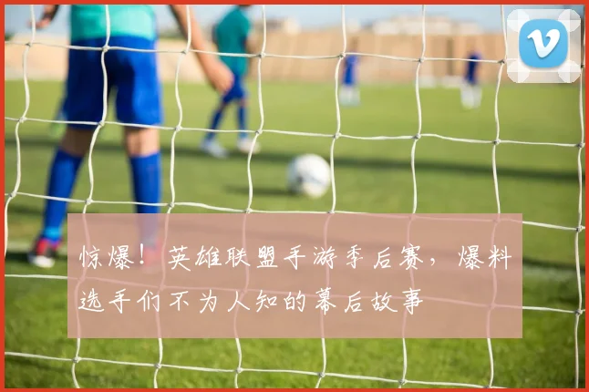 惊爆!英雄联盟手游季后赛,爆料选手们不为人知的幕后故事